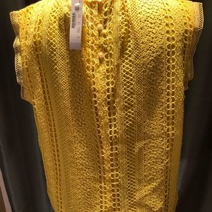 NWT J.Crew Lace Overlay Blouse